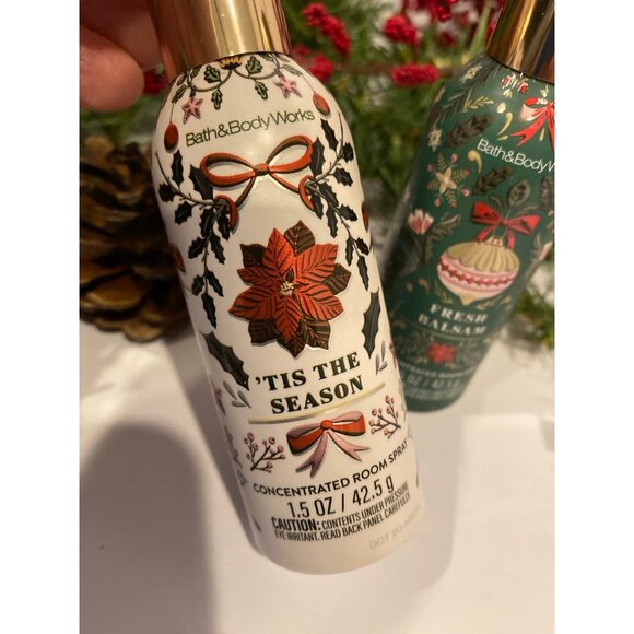 Bath & Body Works Christmas Holiday Winter Scented Room Sprays X 2 - Picture 2 of 5